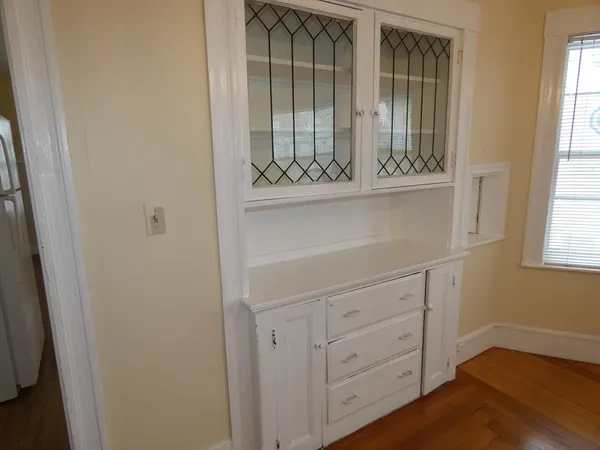a view of a closet area