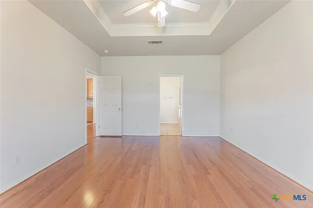 a view of an empty room with window