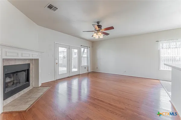 a view of an empty room