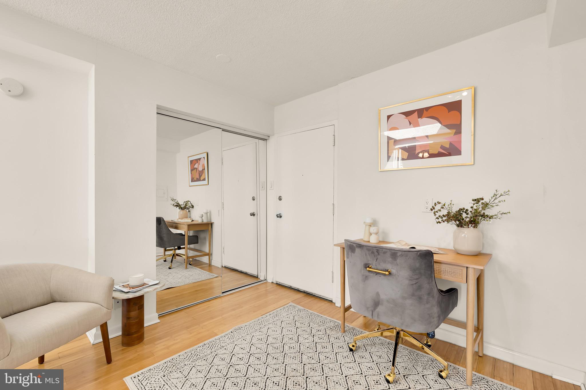 1800 R Street Northwest, Unit 807 Washington, DC 20009 - Photo 17 of 23 a living room with furniture and a rug