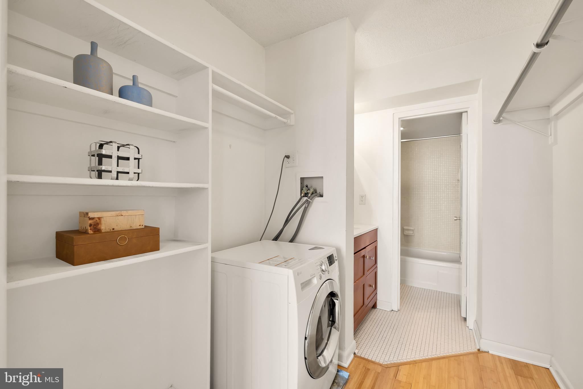 1800 R Street Northwest, Unit 807 Washington, DC 20009 - Photo 22 of 23 a utility room with dryer and washer