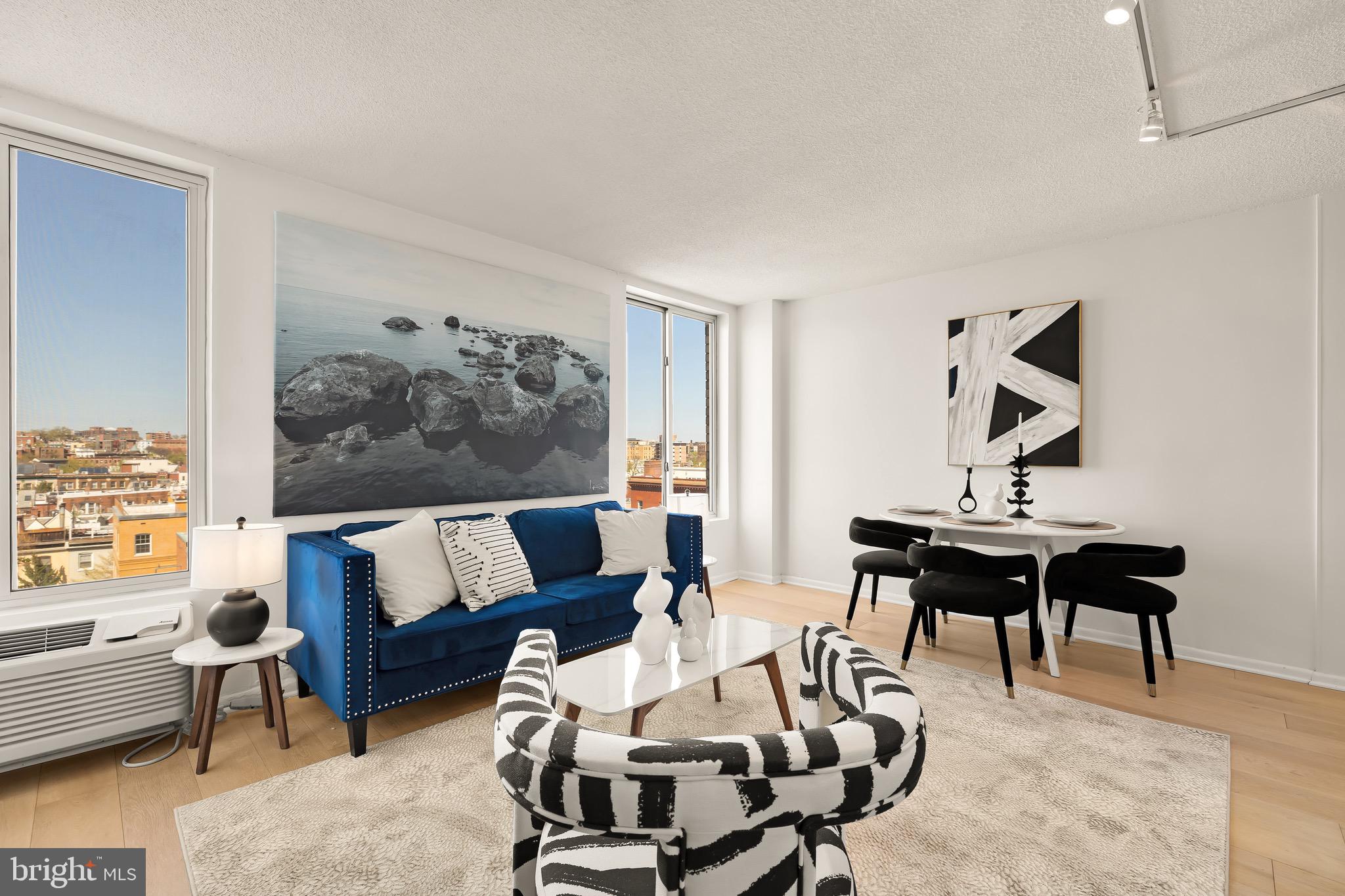 1800 R Street Northwest, Unit 807 Washington, DC 20009 - Photo 7 of 23 a living room with furniture and a window