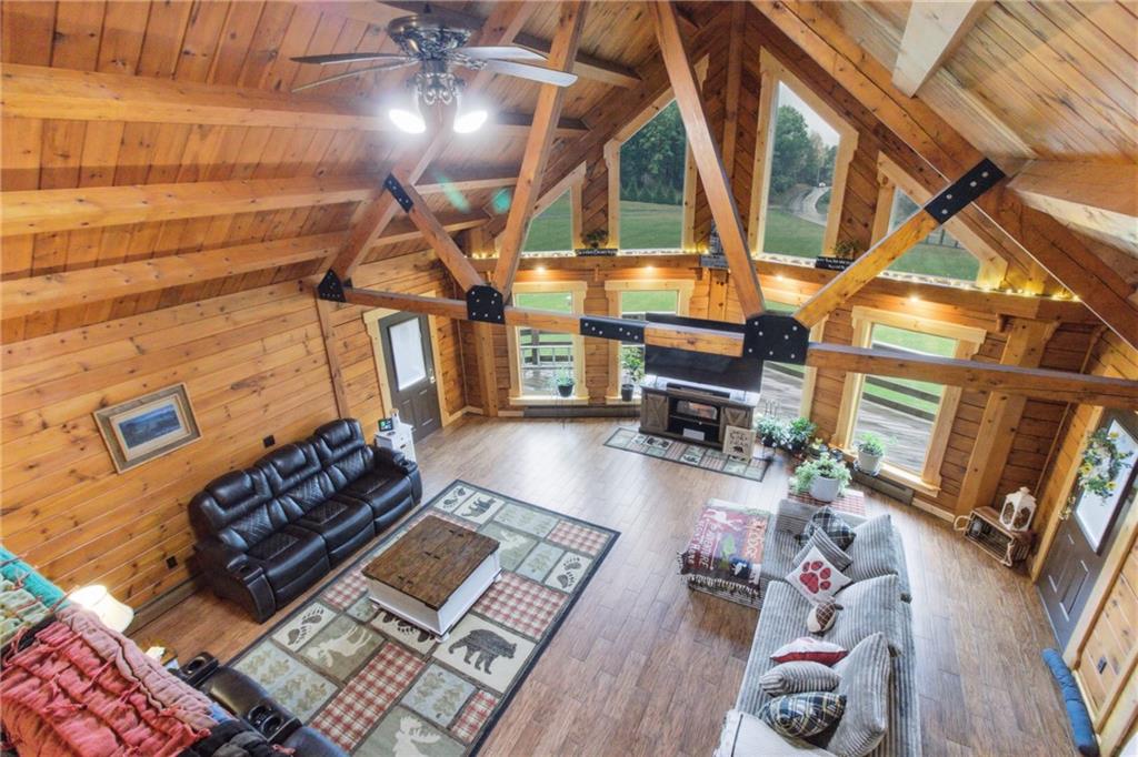 1089 Fire Tower Road Reynoldsville, PA 15851 - Photo 24 of 42 a living room with furniture and a fireplace