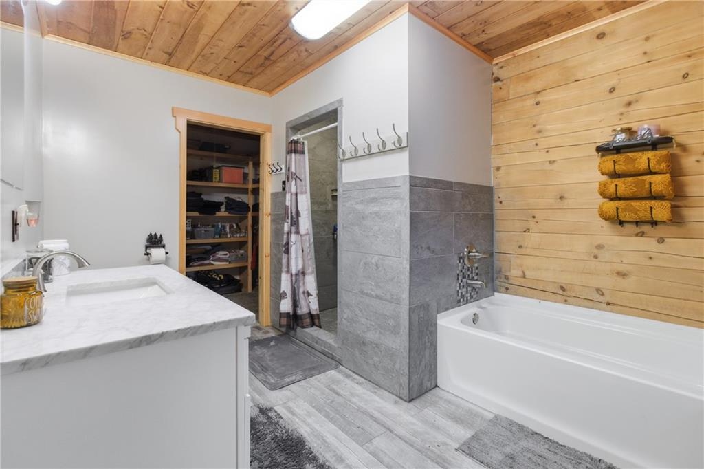 1089 Fire Tower Road Reynoldsville, PA 15851 - Photo 28 of 42 a bathroom with a bathtub and a sink