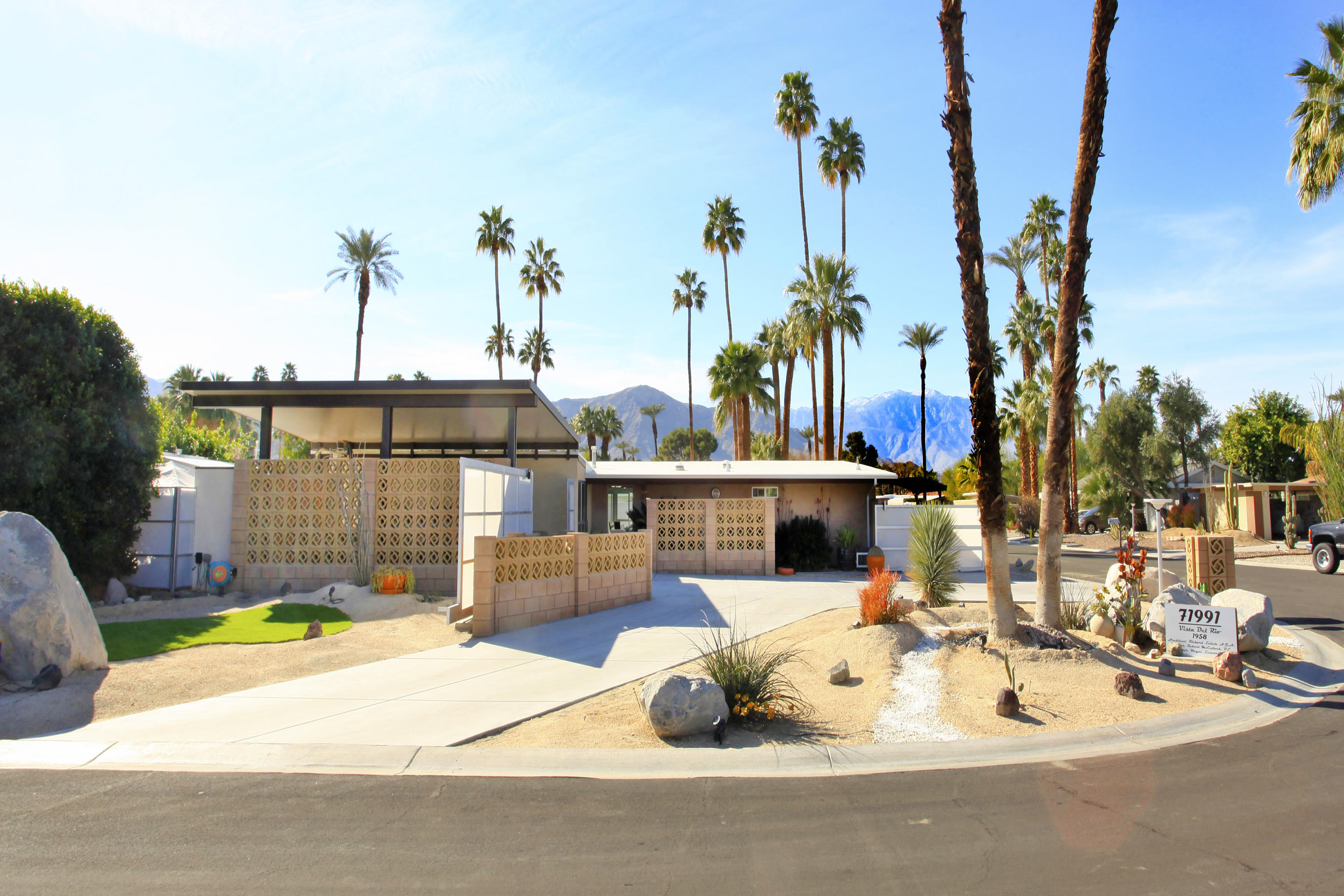71991 Vista Del Rio Rancho Mirage, CA 92270 - Photo 1 of 34 a swimming pool with outdoor seating and yard
