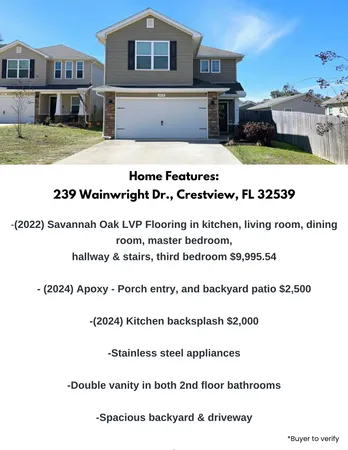$305,000 | 239 Wainwright Drive, Crestview, FL 32539