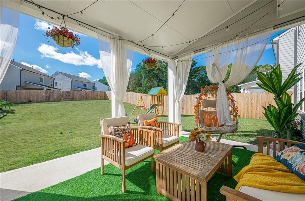 3593 Dover Run Lane Loganville, GA 30052 - Photo 44 of 54 a view of outdoor space with seating area