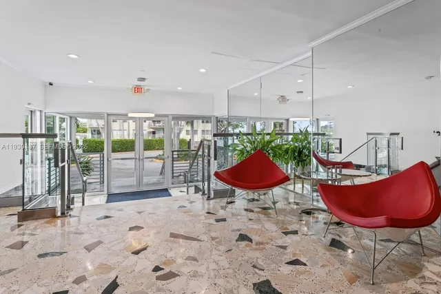 a view of a city with tall buildings