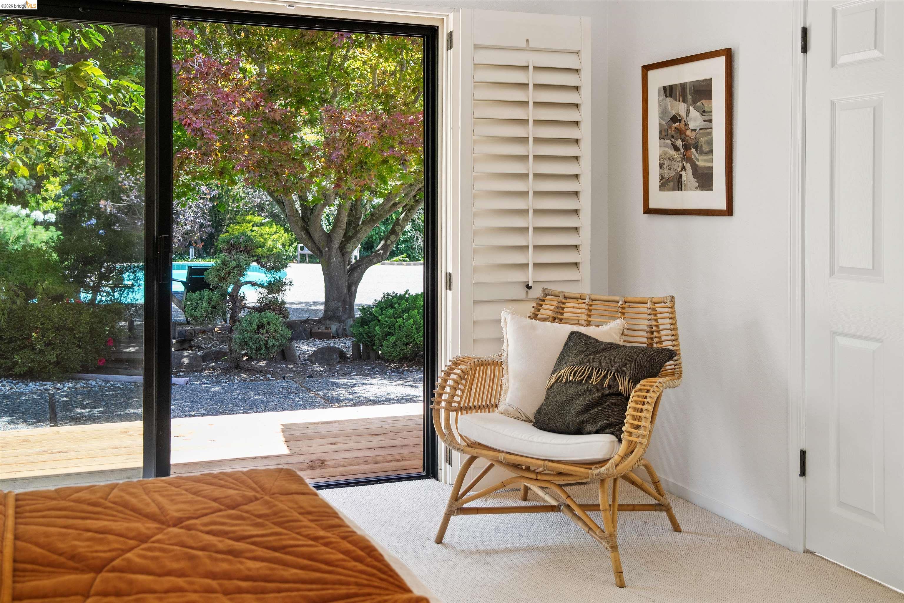 7 Jo Lin Court El Sobrante, CA 94803 - Photo 69 of 99 Sliding glass door opening to an exterior wood-finish deck