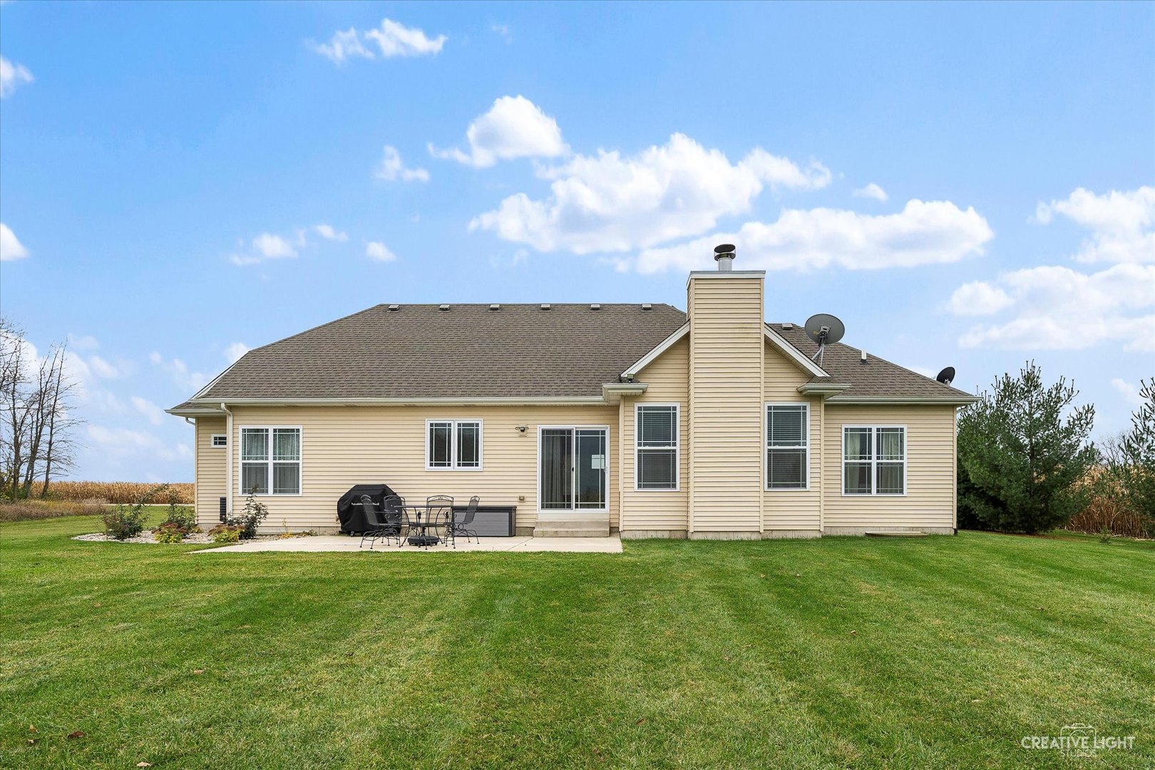 2969 4459th Road Newark, IL 60541 - Photo 28 of 35 a front view of house with yard and green space
