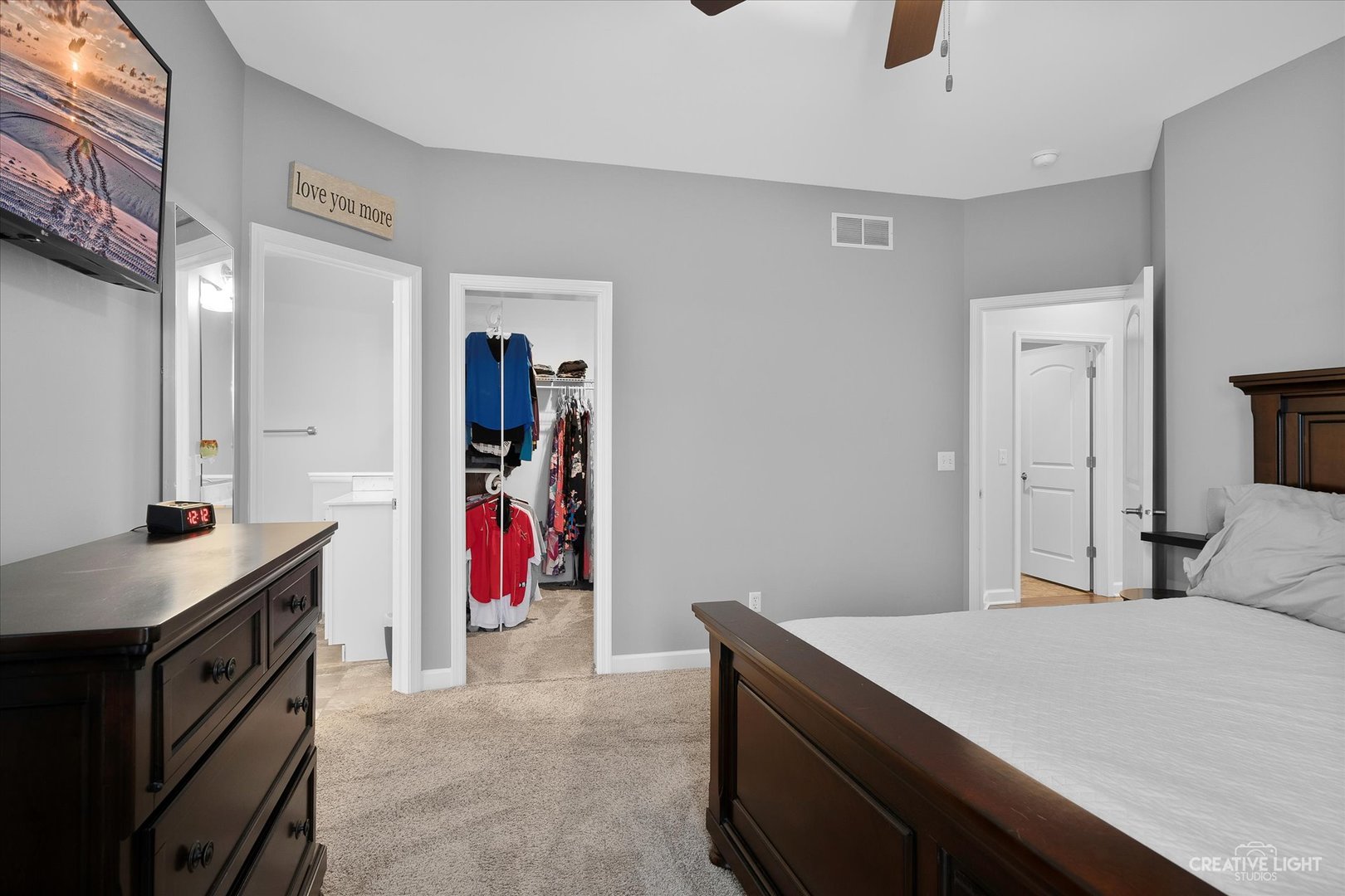 2969 4459th Road Newark, IL 60541 - Photo 10 of 35 a bedroom with a bed and a mirror