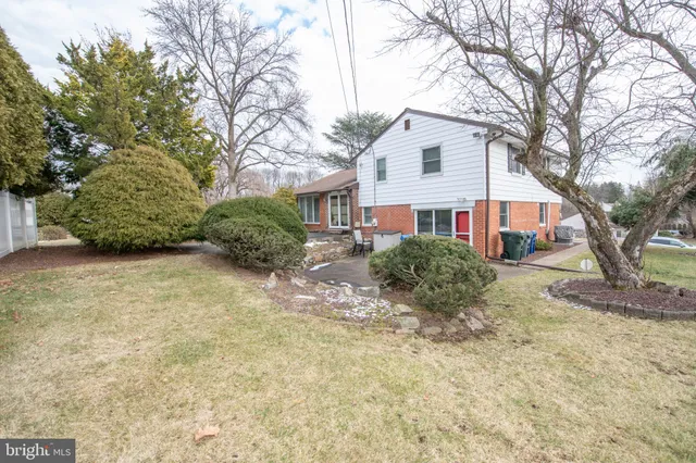 a white house that has a tree in front of it