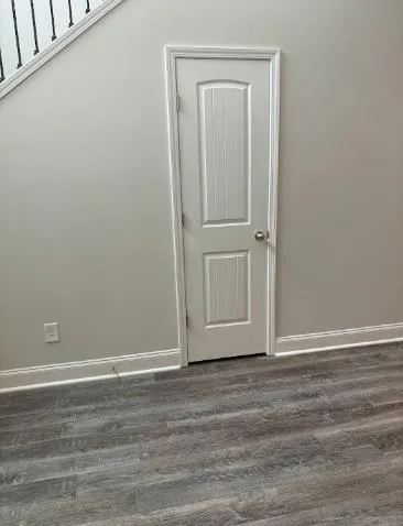 a view of wooden floor