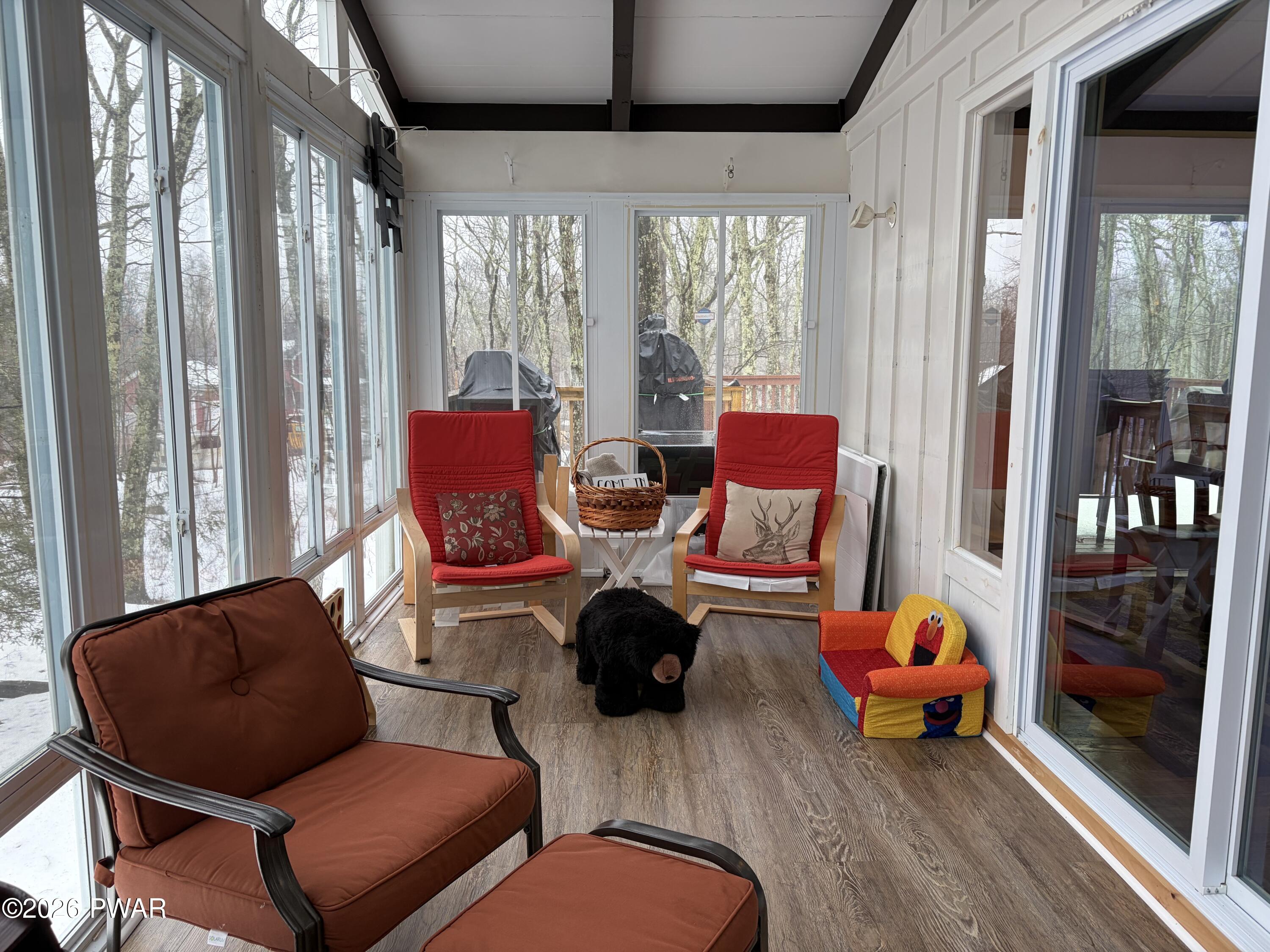 109 Ridge Road Hawley, PA 18428 - Photo 20 of 44 Glass in sunroom