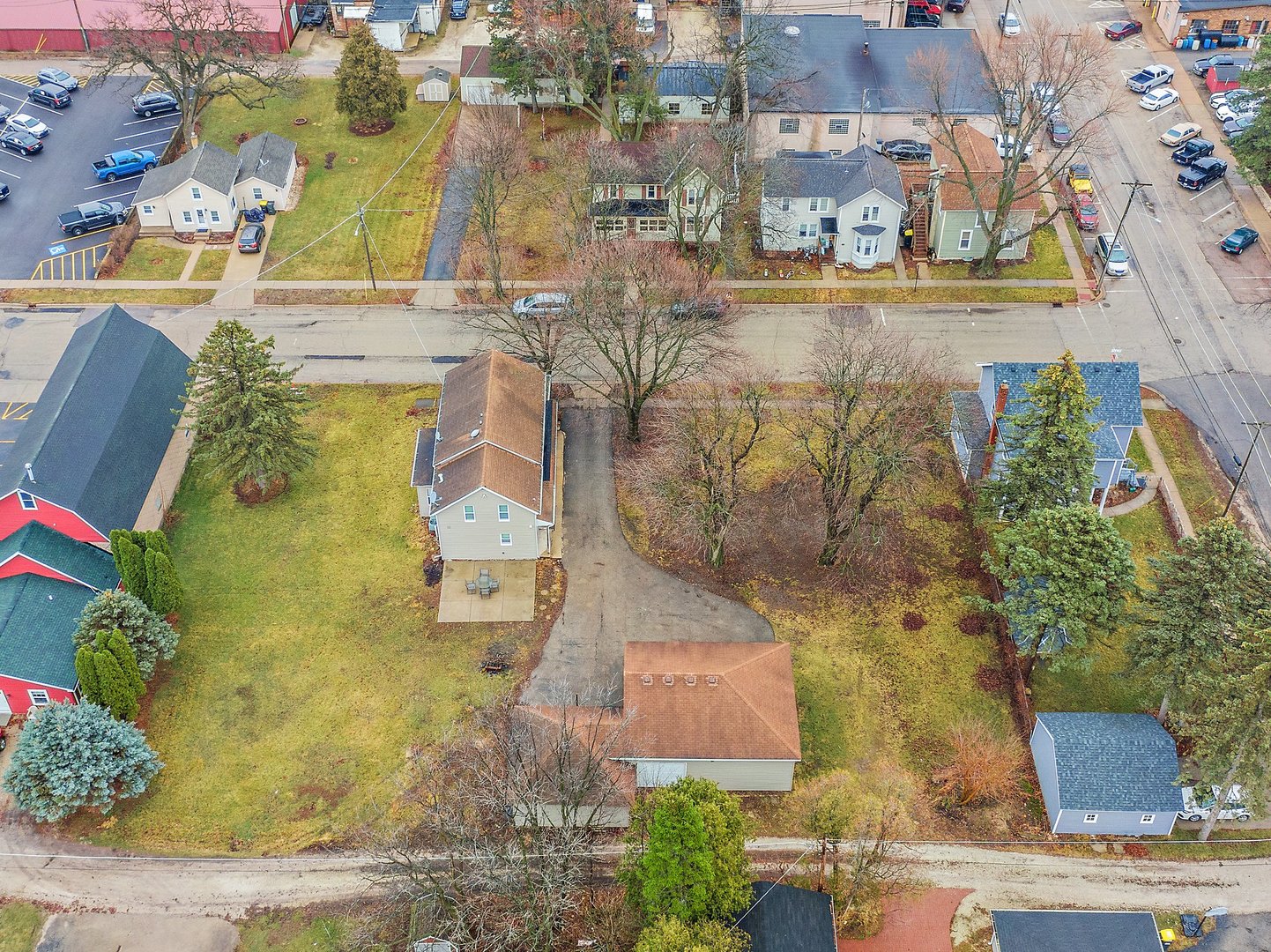 162 Park Street Hampshire, IL 60140 - Photo 23 of 25 an aerial view of residential houses with outdoor space