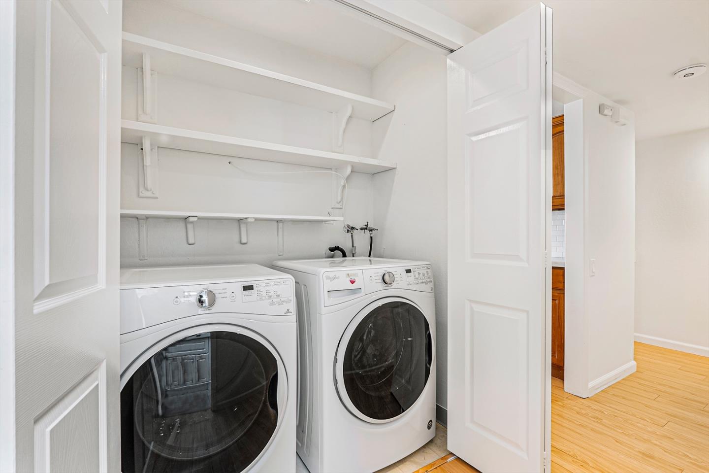 3691 Dryden Road Fremont, CA 94555 - Photo 13 of 26 a view of storage and utility room with washer and dryer