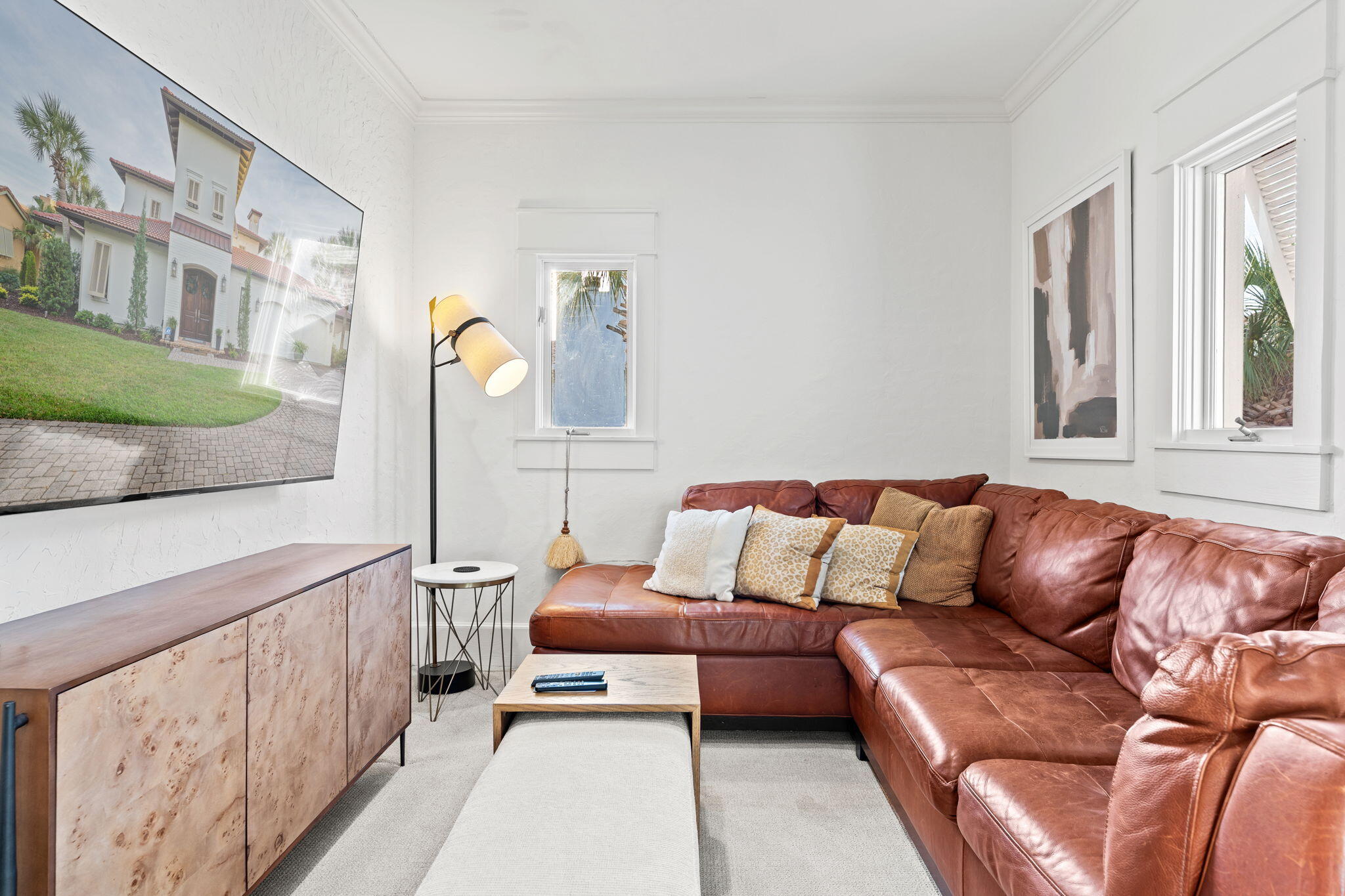 1821 Baytowne Avenue Miramar Beach, FL 32550 - Photo 30 of 63 a living room with furniture and a rug