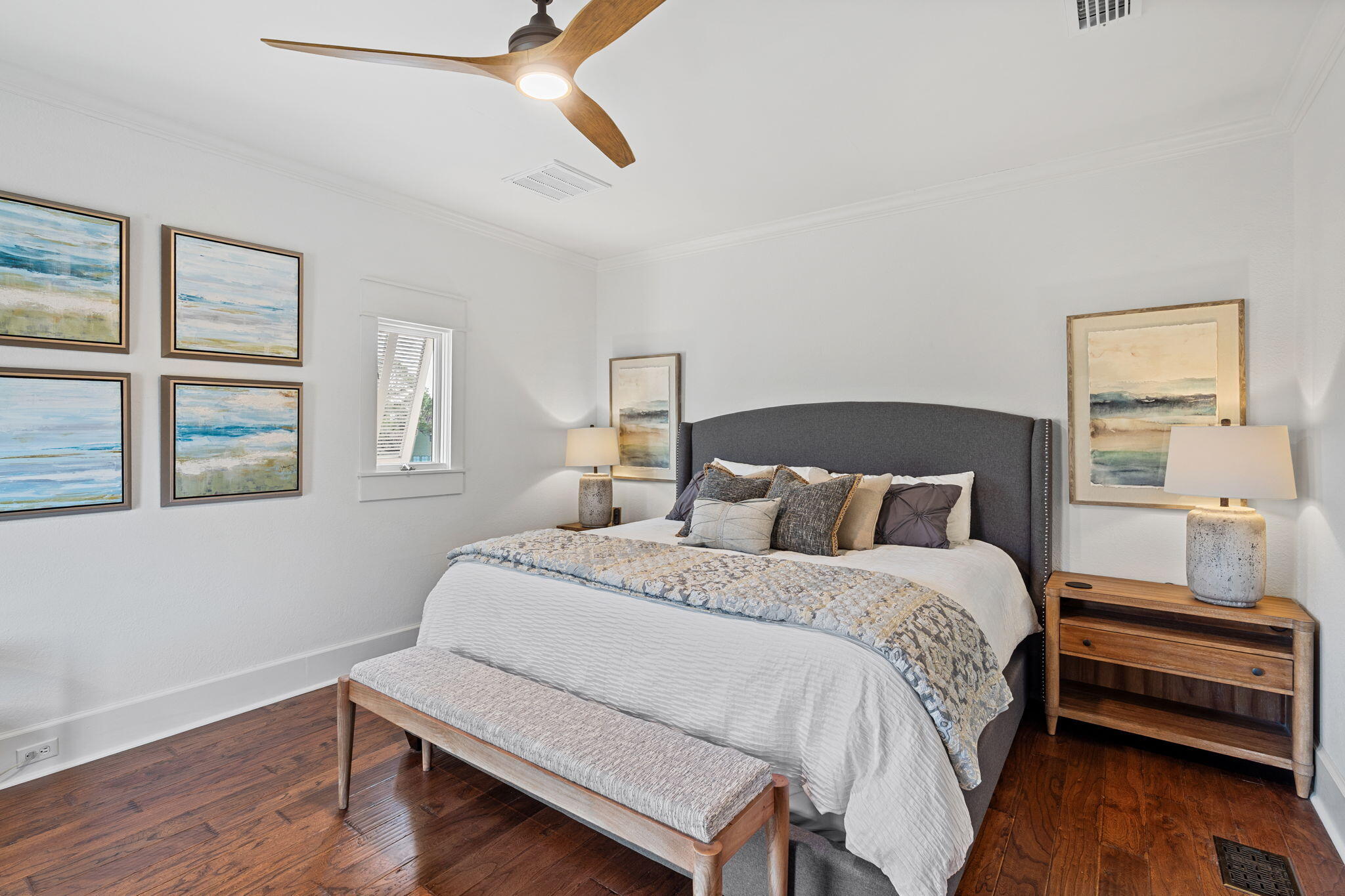 1821 Baytowne Avenue Miramar Beach, FL 32550 - Photo 34 of 63 a bedroom with a bed and a window