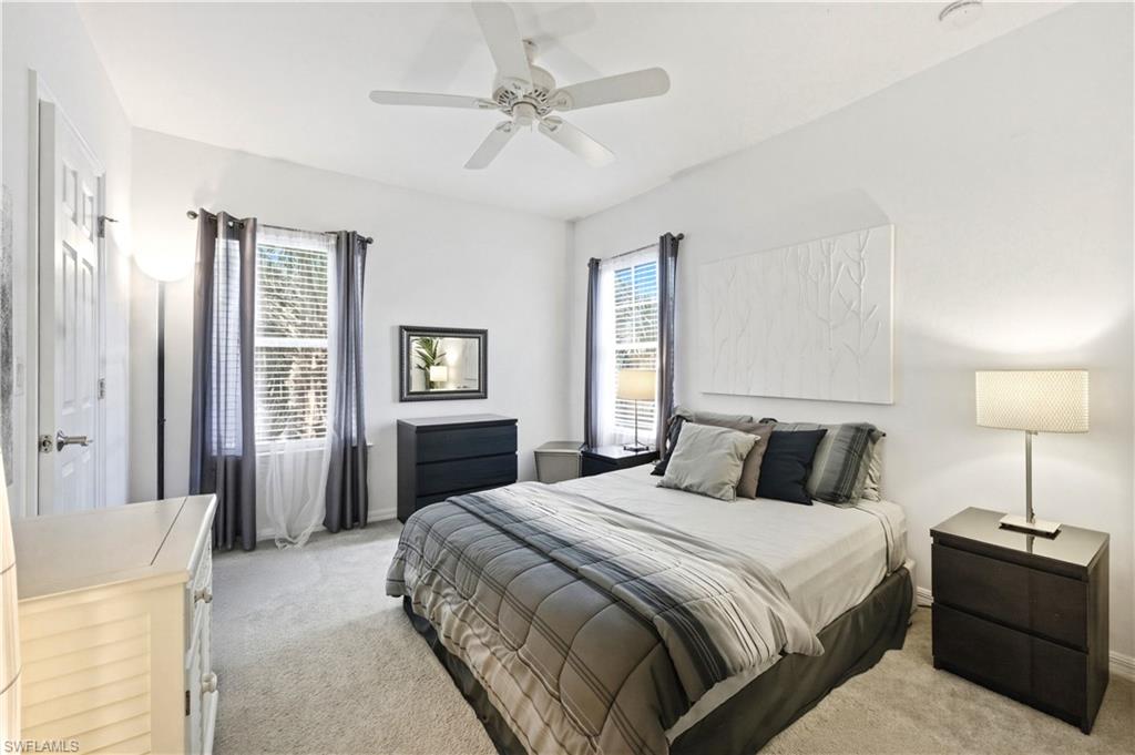 19540 Bowring Park Road, Unit 101 Fort Myers, FL 33967 - Photo 29 of 46 Guest bedroom with queen size bed, dressers and nightstands