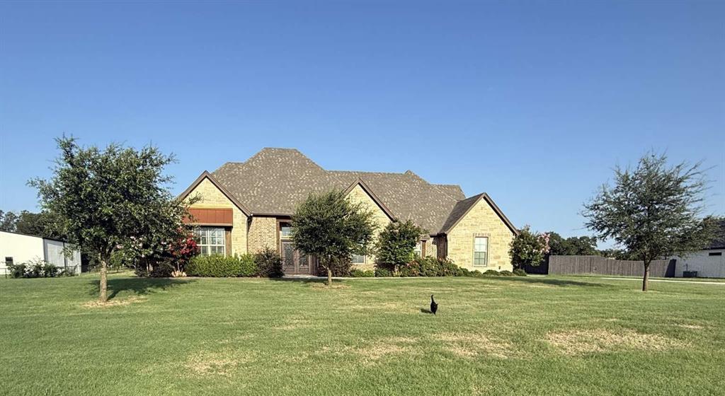 125 Lucky Ridge Lane Boyd, TX 76023 - Photo 1 of 29 View of front of house with a front lawn