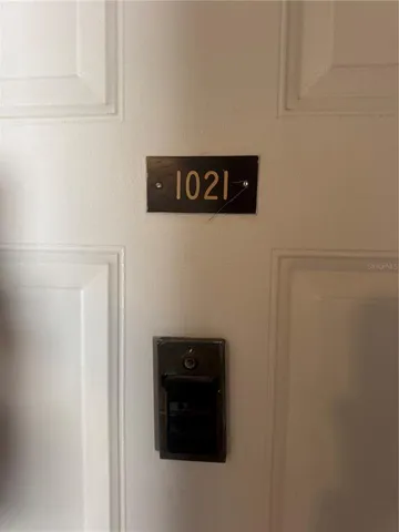 a close view of door