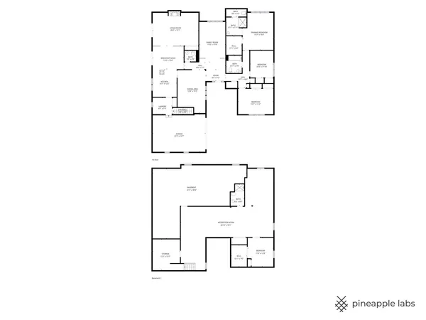 a picture of a floor plan