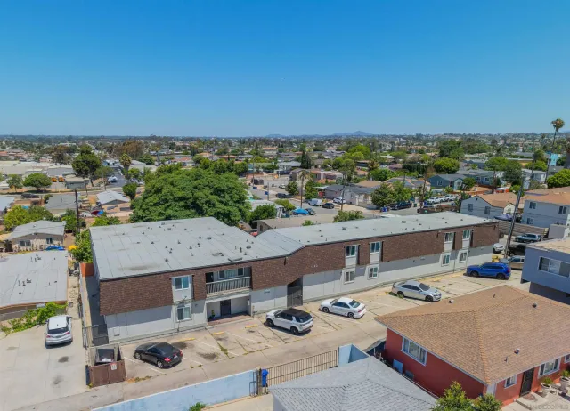 a car parked in front of a house