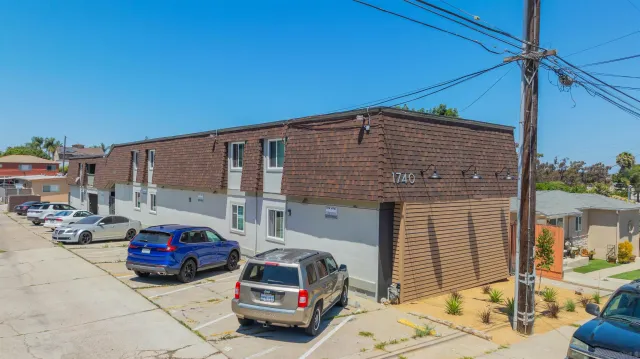 a view of a house with a patio