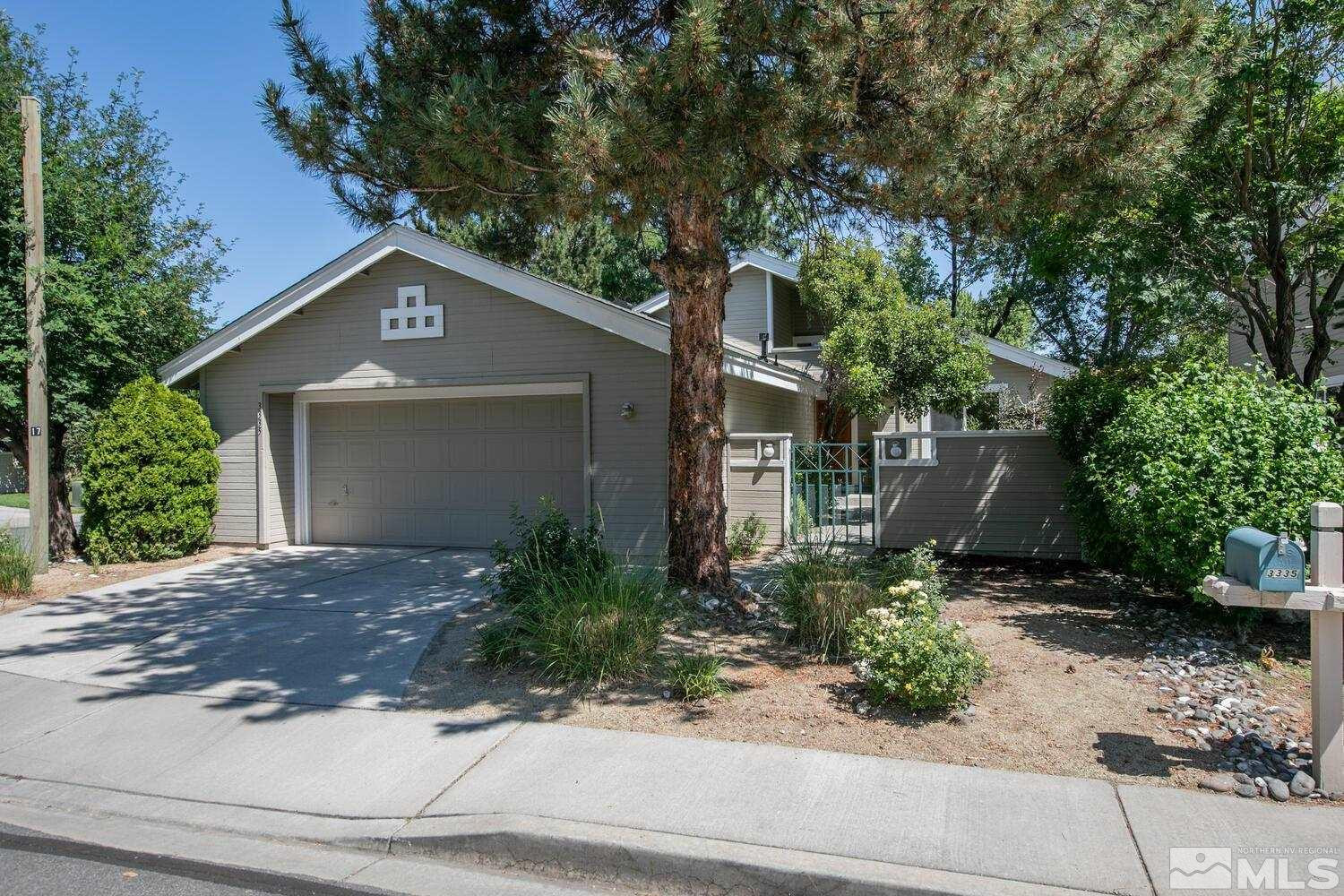 3335 Spring Creek Circle Reno, NV 89509 - Photo 1 of 30 a front view of a house with a yard and a garage