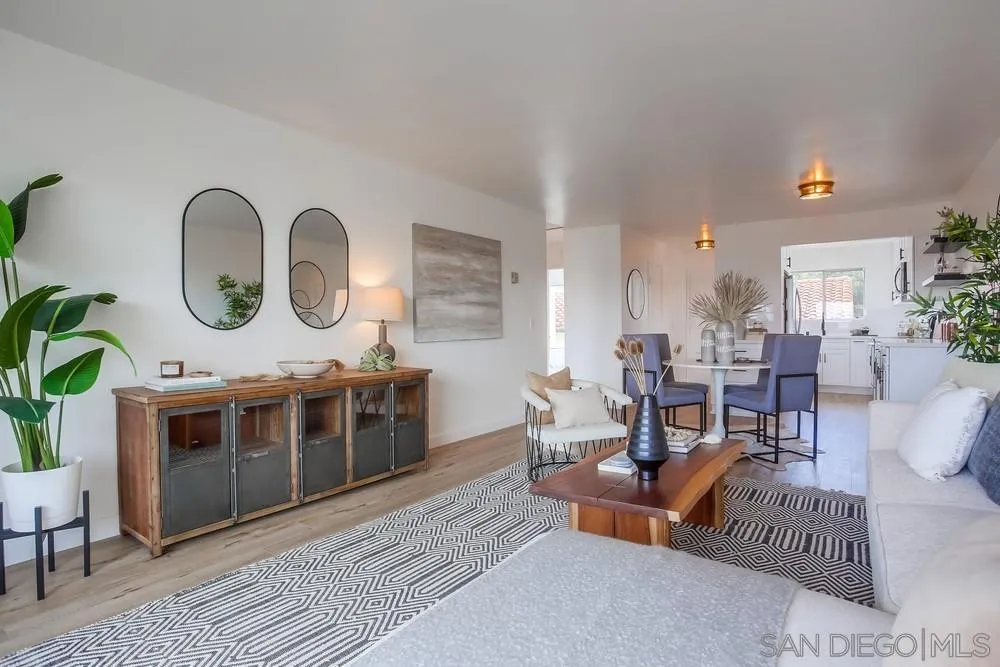 1870 Forestdale Drive Encinitas, CA 92024 - Photo 4 of 19 a living room with furniture a window and kitchen view