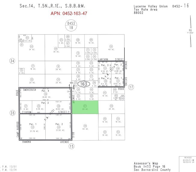 20-ac Jones Road Lucerne Valley, CA 92356 - Photo 1 of 1 Gallery Image 1