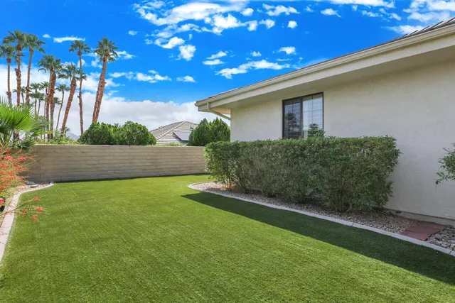 a view of a terrace with a bench