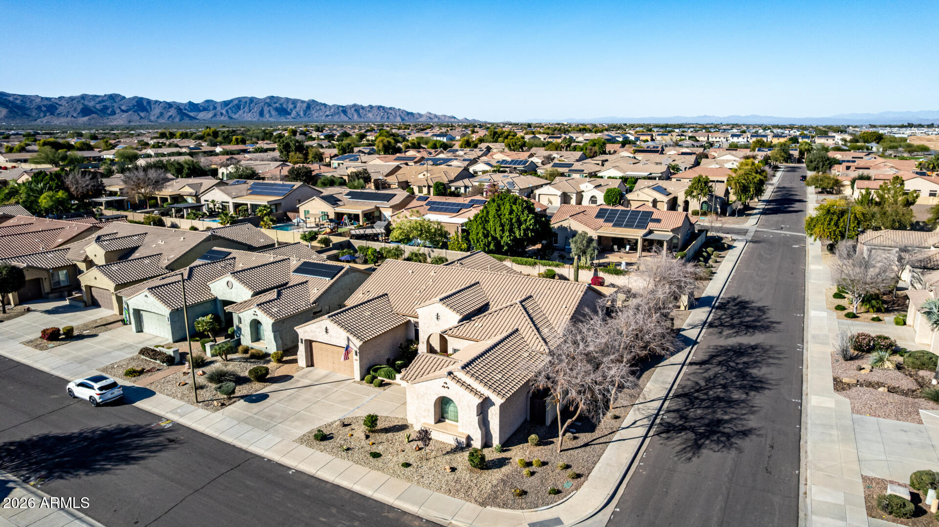 17926 West Griswold Road Waddell, AZ 85355 - Photo 59 of 73 an aerial view of a building with outdoor space