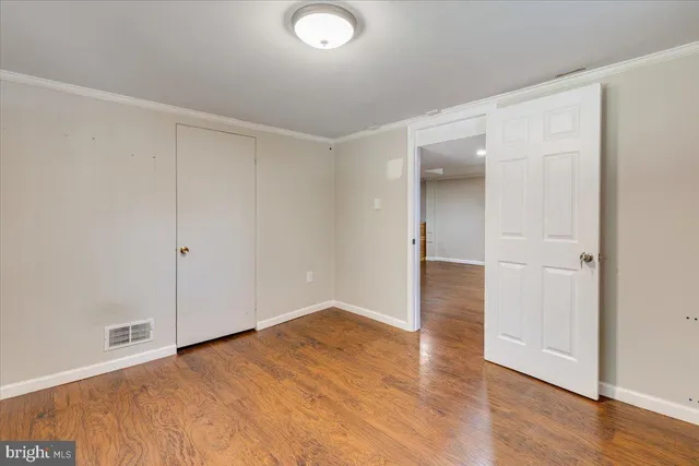 wooden floor in an empty room