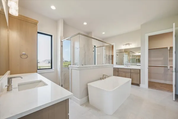 a bathroom with a sink and a bathtub