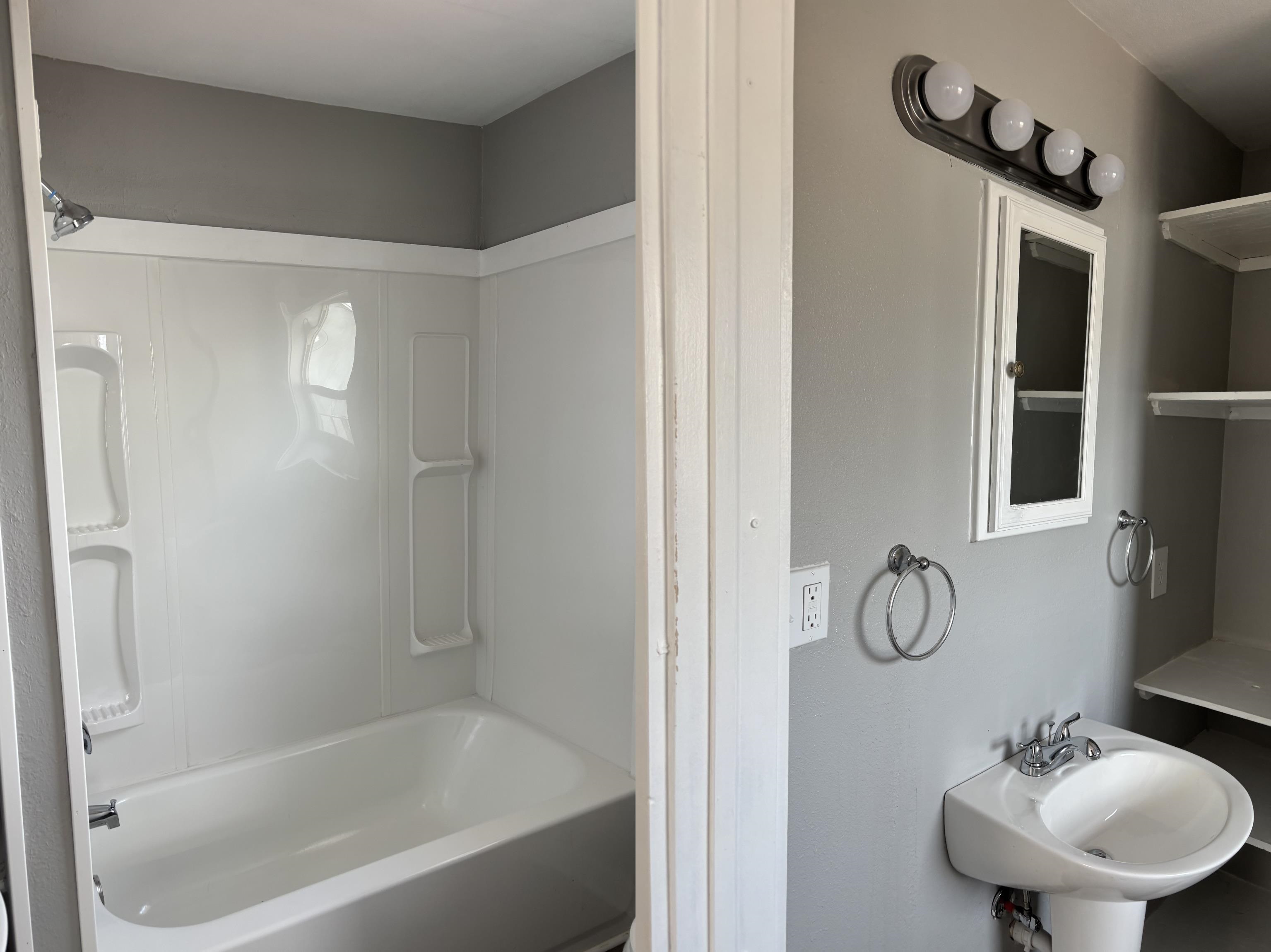 154 3rd Street Clifton, CO 81520 - Photo 6 of 14 a bathroom with a sink a toilet and bathtub