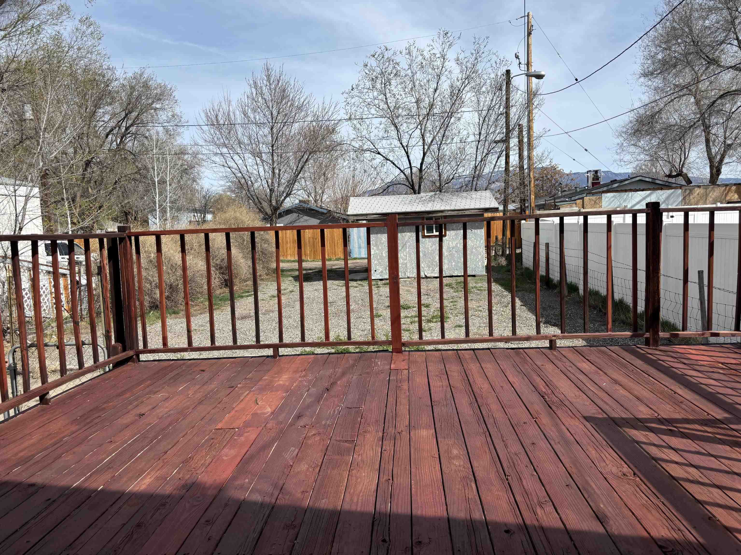 154 3rd Street Clifton, CO 81520 - Photo 8 of 14 a view of wooden deck