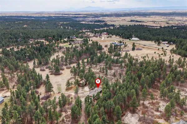 a view of city and mountain