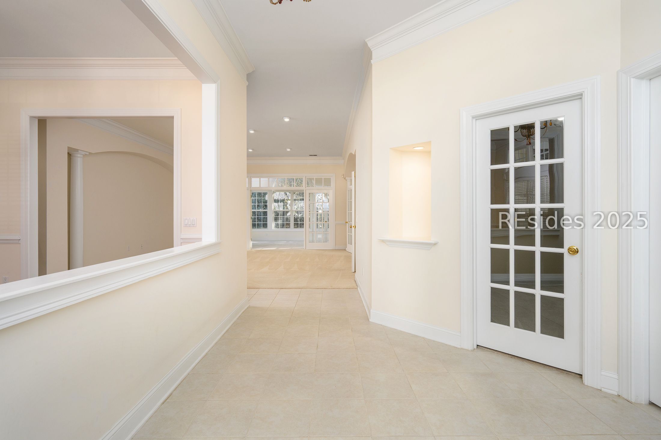 7 Crescent Circle Bluffton, SC 29910 - Photo 9 of 53 View from front door to back of home.