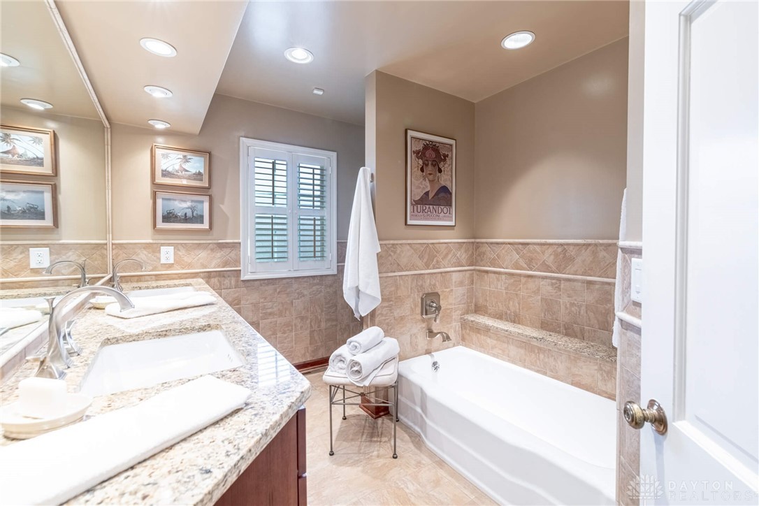 3432 Westbury Road Kettering, OH 45429 - Photo 35 of 74 1st floor hall bath-heated floors