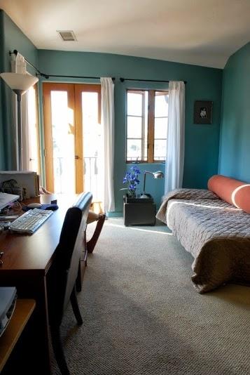 1021 Laguna Street, Unit 4 Santa Barbara, CA 93101 - Photo 10 of 13 a bedroom with a bed and a desk