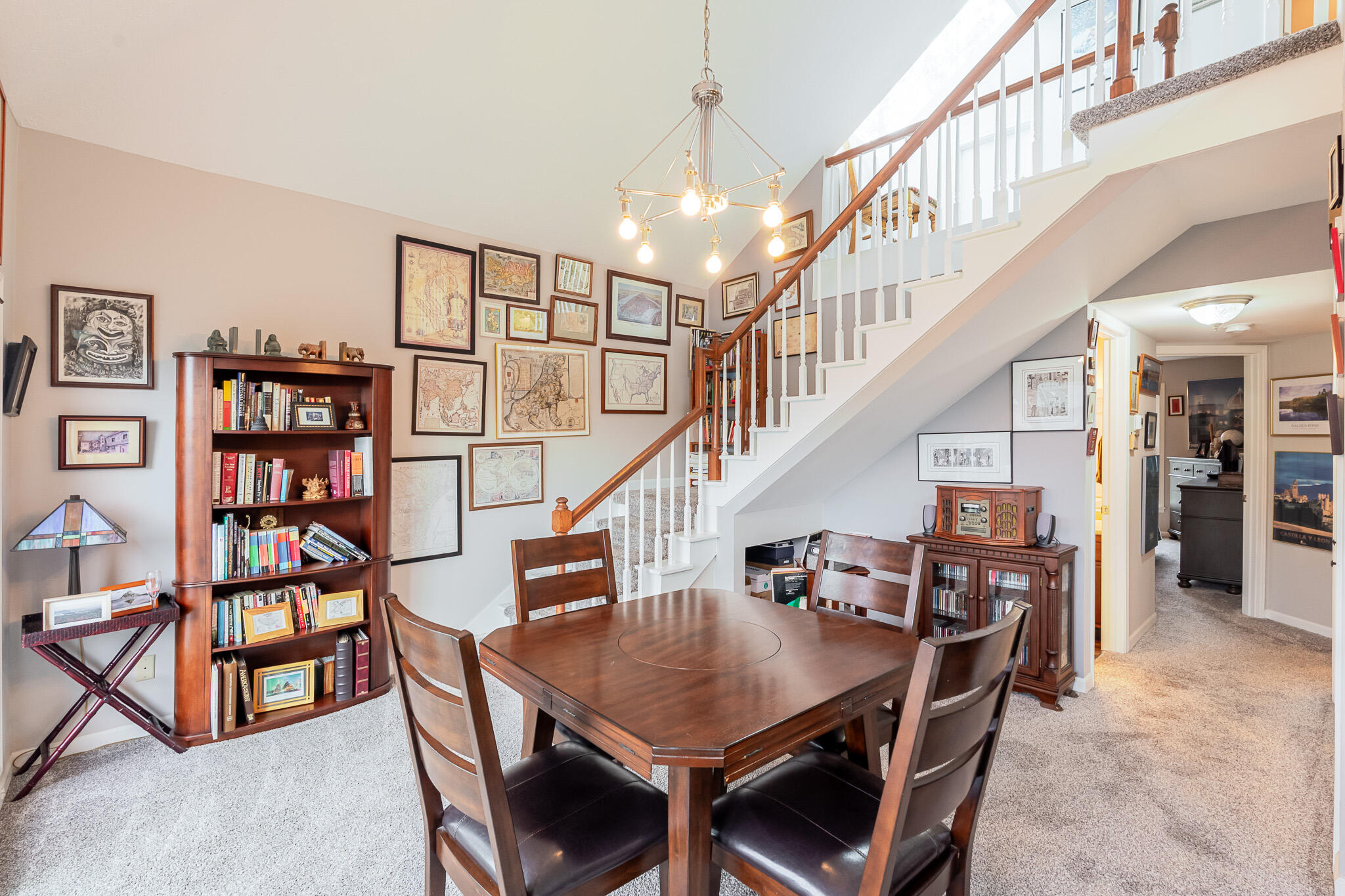 1300 Winding Ridge Lane, Unit A7 Valparaiso, IN 46383 - Photo 18 of 32 a dining room with furniture and wooden floor
