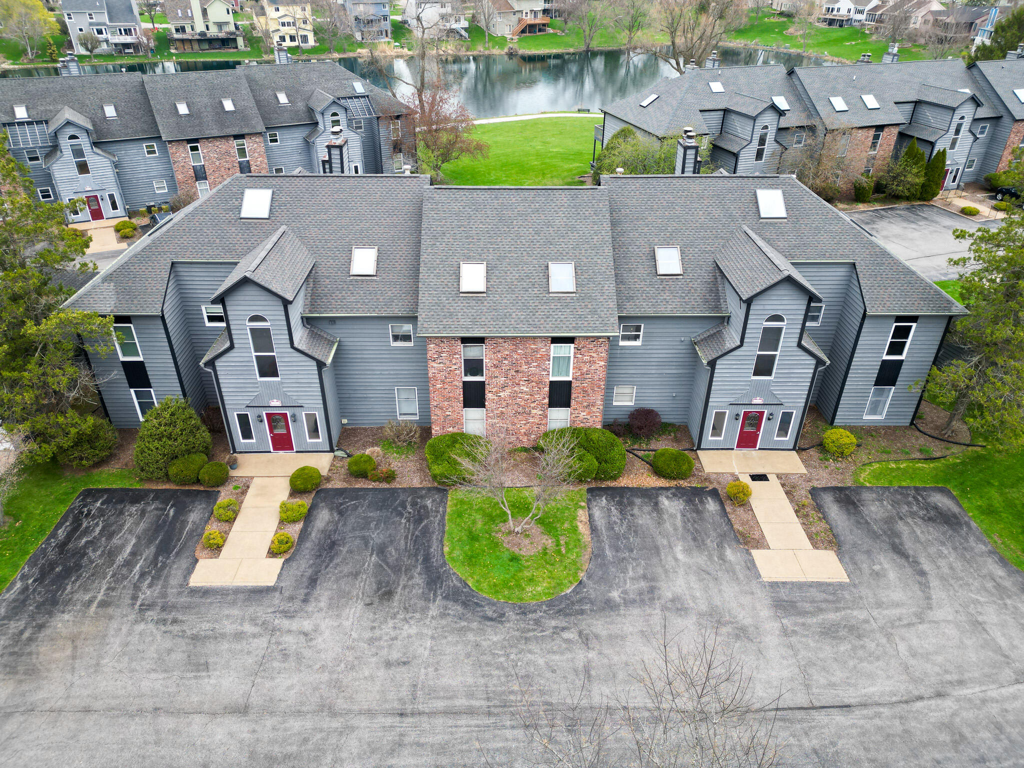 1300 Winding Ridge Lane, Unit A7 Valparaiso, IN 46383 - Photo 2 of 32 an aerial view of a house with garden