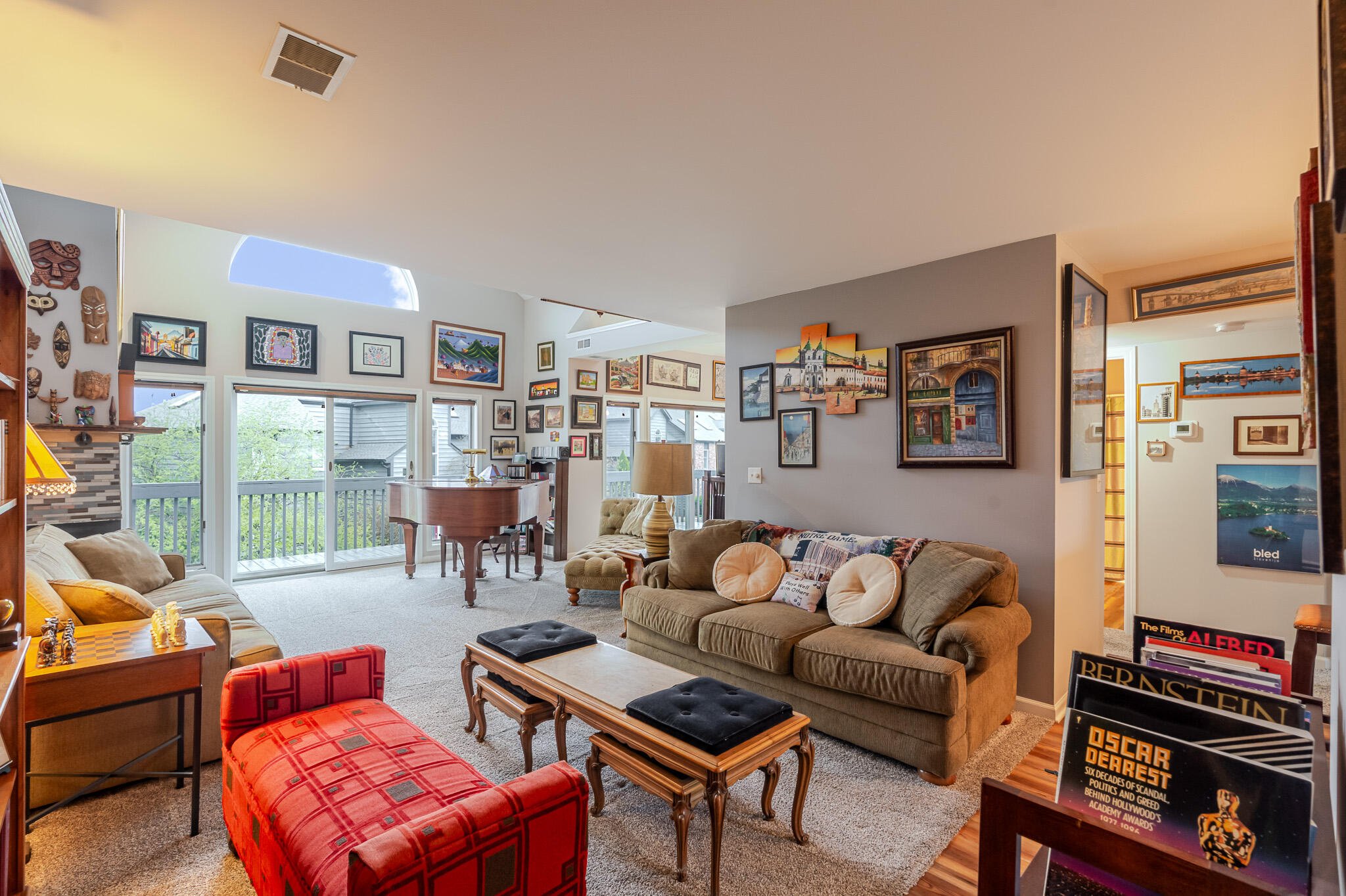 1300 Winding Ridge Lane, Unit A7 Valparaiso, IN 46383 - Photo 4 of 32 a living room with furniture and a bookshelf