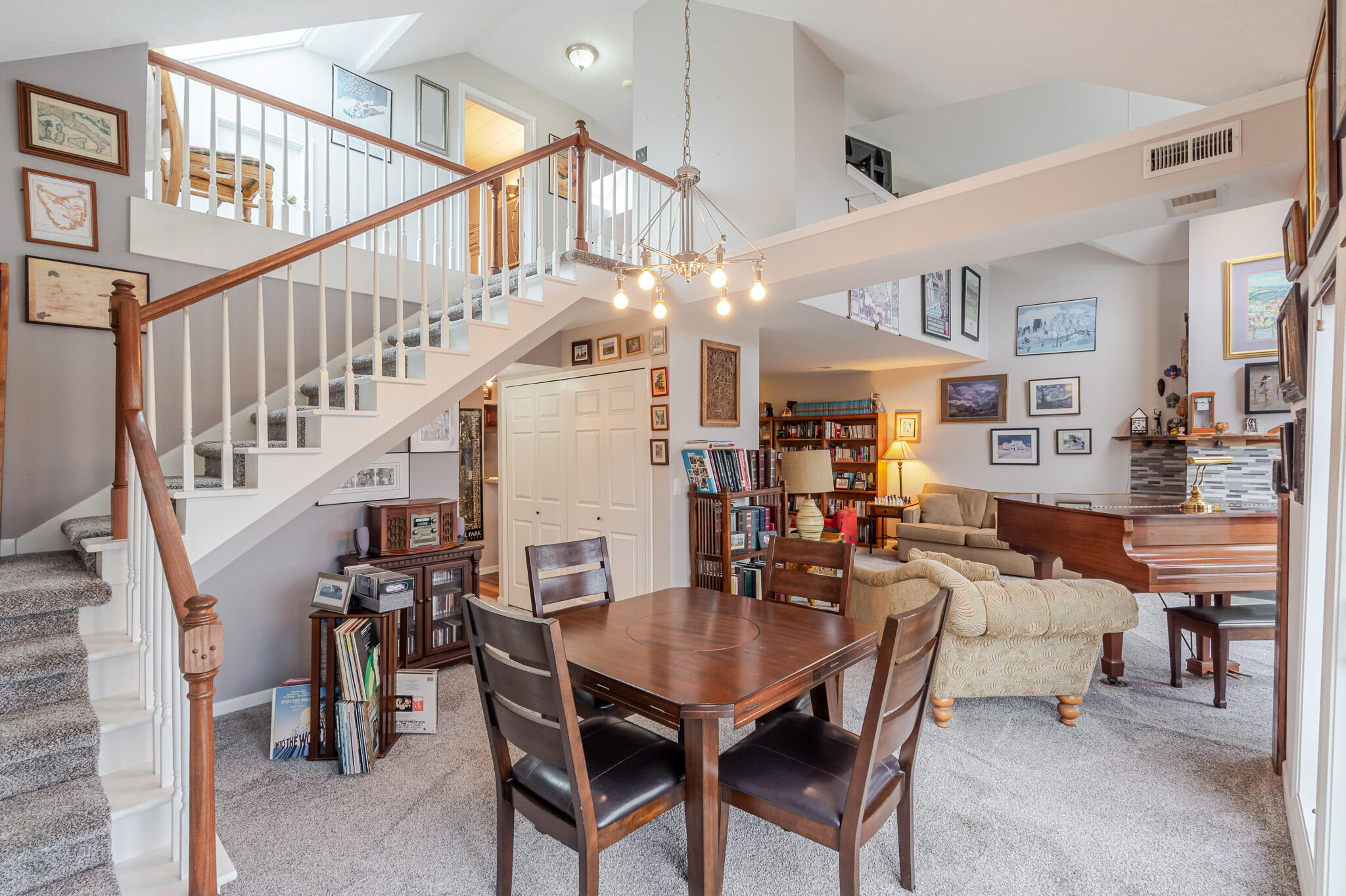 1300 Winding Ridge Lane, Unit A7 Valparaiso, IN 46383 - Photo 7 of 32 a living room with furniture and a dining table