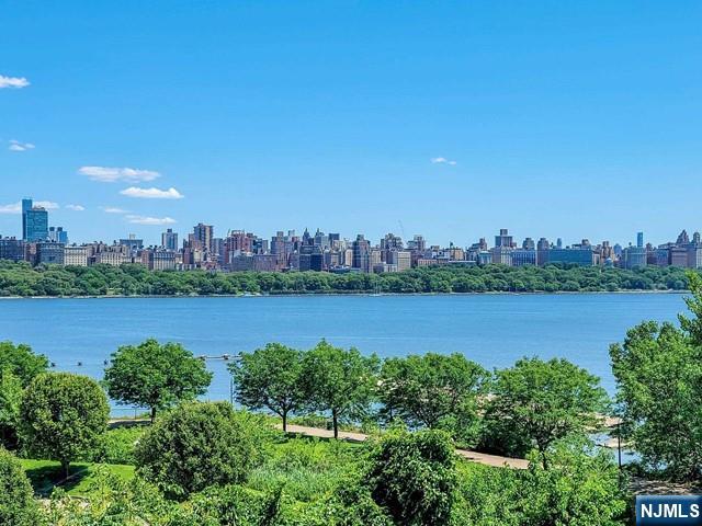 3219 City Place Edgewater, NJ 07020 - Photo 29 of 30 an aerial view of a residential houses with outdoor space and lake view