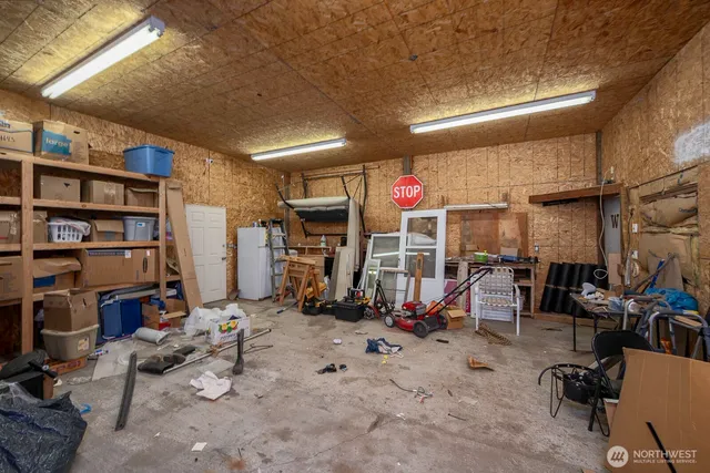 a view of a storage room with a lot of stuff