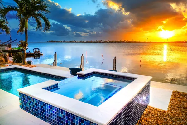 a view of a ocean from a terrace