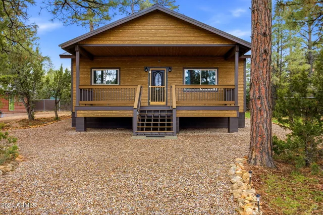 a view of a house with a balcony