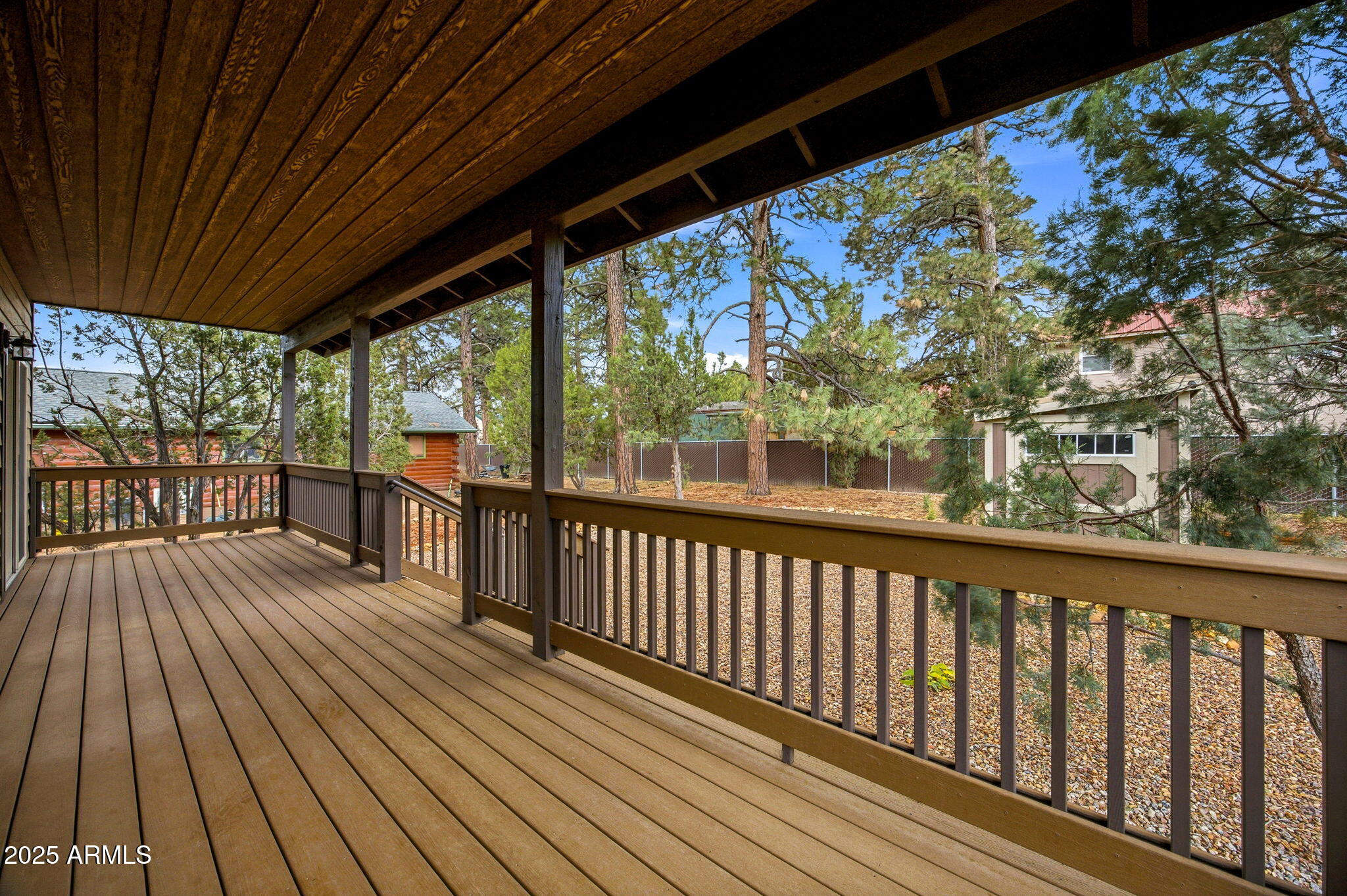1979 Christmas Pine Road Overgaard, AZ 85933 - Photo 18 of 33 a view of balcony with wooden floor